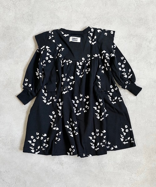 HOGAN RANCH WEAR（ホーガンランチウエア）の「ソウガラスクエアショルダーワンピース（90～130cm）（ワンピース・キッズ・グリーン/ブラウン/ブラック・100/120/110/90/130）」の8枚目の写真