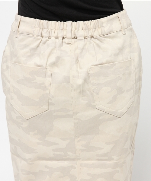 earth music&ecology（アースミュージックアンドエコロジー）の「迷彩タイトタックスカート（スカート・レディース・ライトグレー/ベージュ/カーキ/ネイビー・SMALL/MEDIUM）」の16枚目の写真