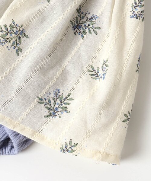 apres les cours（アプレレクール）の「フリル花柄ビスチェカバーオール（ロンパース・キッズ・ピンク/ブルー・70/80）」の16枚目の写真