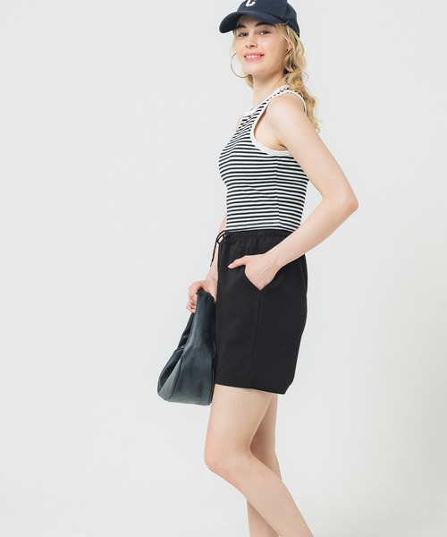 coca(coca)(コカ)の「GC エンボスショートパンツ(その他パンツ・レディース・ブラック・M/L)」の2枚目の写真