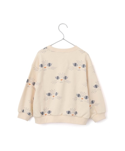 MAKE YOUR DAY（メイクユアデイ）の「WEB限定いろんな柄裏毛トレーナー■80～140cm（スウェット・キッズ・グレー/オレンジ/ネイビー/ライトグレー/アイボリー/ブラック/イエロー/ピンク・120/110/130/90/80/100/140）」の14枚目の写真