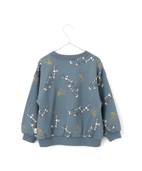 MAKE YOUR DAY（メイクユアデイ）の「WEB限定いろんな柄裏毛トレーナー■80～140cm（スウェット・キッズ・グレー/オレンジ/ネイビー/ライトグレー/アイボリー/ブラック/イエロー/ピンク・120/110/130/90/80/100/140）」の16枚目の写真