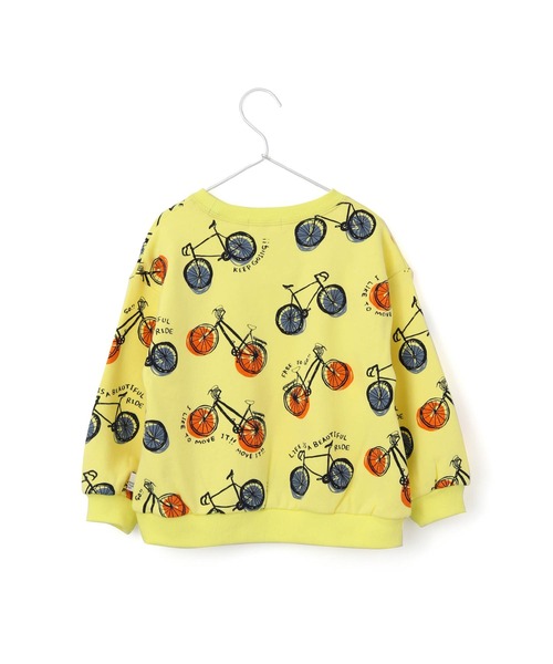 MAKE YOUR DAY（メイクユアデイ）の「WEB限定いろんな柄裏毛トレーナー■80～140cm（スウェット・キッズ・グレー/オレンジ/ネイビー/ライトグレー/アイボリー/ブラック/イエロー/ピンク・120/110/130/90/80/100/140）」の17枚目の写真