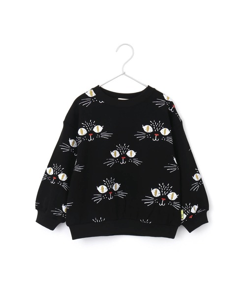 MAKE YOUR DAY（メイクユアデイ）の「WEB限定いろんな柄裏毛トレーナー■80～140cm（スウェット・キッズ・グレー/オレンジ/ネイビー/ライトグレー/アイボリー/ブラック/イエロー/ピンク・120/110/130/90/80/100/140）」の10枚目の写真