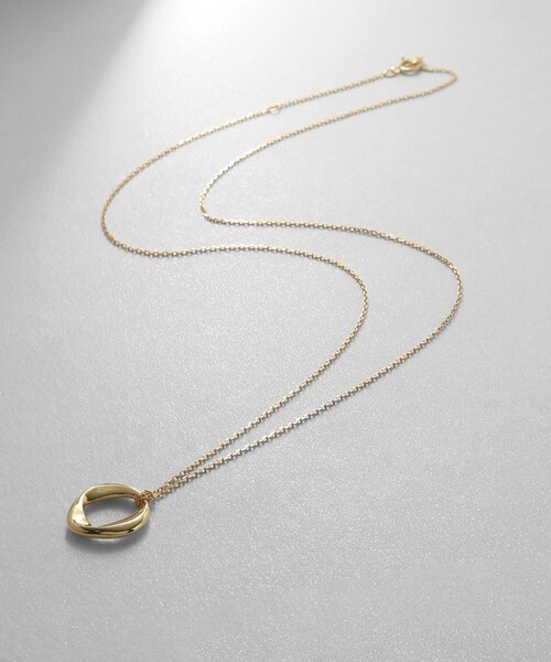 ココシュニック k10ニュアンススクリューネックレス K10ニュアンススクリュー ネックレス(ネックレス)|COCOSHNIK