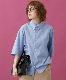 Le temps riche | ハーフスリーブボタンダウンシャツ ＜Le temps riche＞(シャツ/ブラウス)