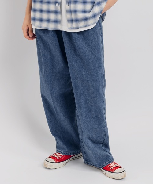 MUHET（ミュエータ）の「センタープレスデニムパンツ（デニムパンツ・レディース・ブラック/インディゴブルー/ダークブルー・MEDIUM/SMALL/X-LARGE）」の7枚目の写真