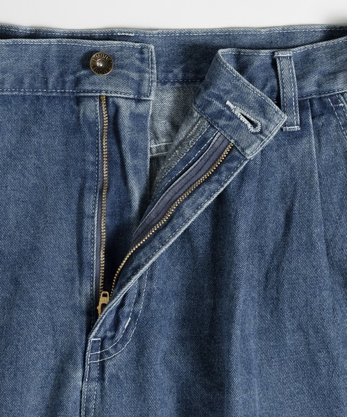 MUHET（ミュエータ）の「センタープレスデニムパンツ（デニム