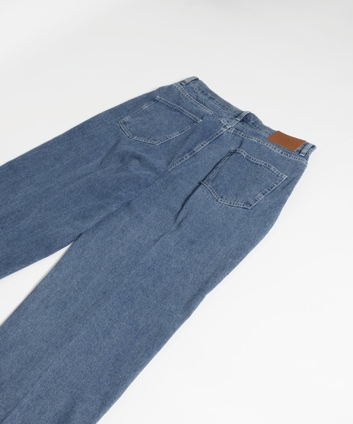 美品 23SS ボッテガヴェネタ ロールアップ センタープレス デニムパンツ36 美品 23SS ボッテガヴェネタ ロールアップ センタープレス