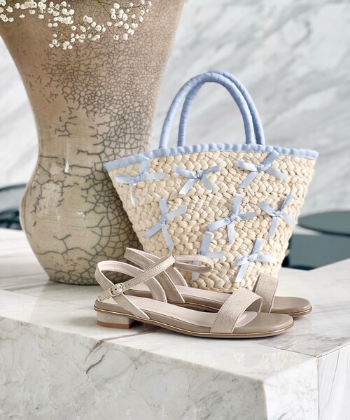ESPERANZA(エスペランサ)の「フラットゴールドピースサンダル【ESPERANZA_blanca】(サンダル・レディース・ベージュ系/ブラック系・S/M/L)」の22枚目の写真