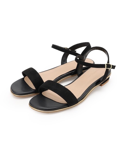 ESPERANZA(エスペランサ)の「フラットゴールドピースサンダル【ESPERANZA_blanca】(サンダル・レディース・ベージュ系/ブラック系・S/M/L)」の3枚目の写真