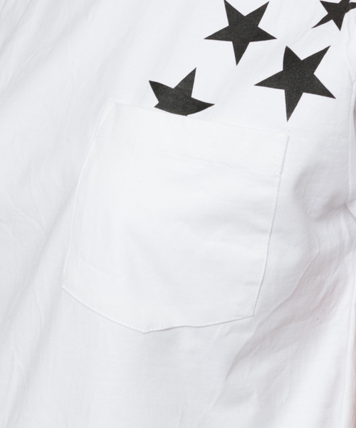 AMERICAN RAG CIE（アメリカンラグシー）の「AMERICAN RAG CIEオーガニックコットンプリントTシャツ【スター】/208-AHW-HDF01（Tシャツ/カットソー・レディース・ホワイト/オリーブ・FREE）」の8枚目の写真