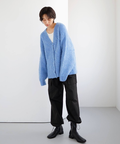 LIAN（リアン）の「ウールシャギーニットカーディガン（カーディガン