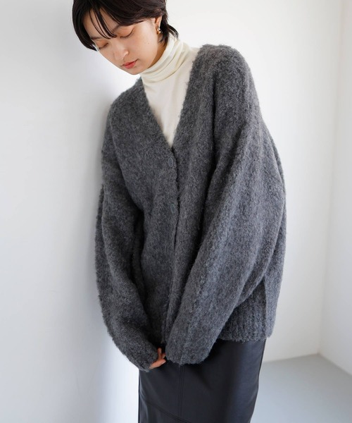 LIAN（リアン）の「ウールシャギーニットカーディガン（カーディガン