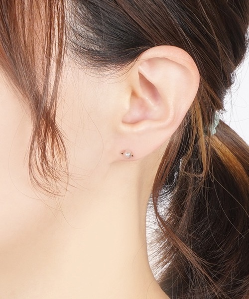 itam(アイタム)の「【itam】アイタム/ Natural stone 淡水パールピアス(ピアス(両耳用)・レディース・グレー/ピンク/ホワイト系その他/ホワイト系その他2/ホワイト系その他3・FREE)」の8枚目の写真