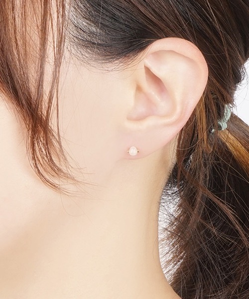 itam(アイタム)の「【itam】アイタム/ Natural stone 淡水パールピアス(ピアス(両耳用)・レディース・グレー/ピンク/ホワイト系その他/ホワイト系その他2/ホワイト系その他3・FREE)」の6枚目の写真
