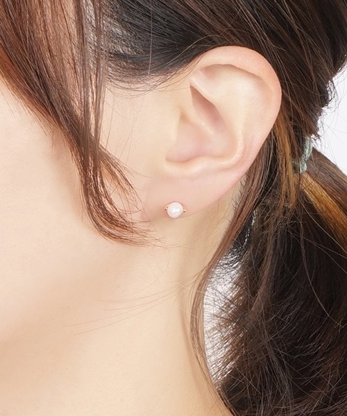 itam(アイタム)の「【itam】アイタム/ Natural stone 淡水パールピアス(ピアス(両耳用)・レディース・グレー/ピンク/ホワイト系その他/ホワイト系その他2/ホワイト系その他3・FREE)」の12枚目の写真