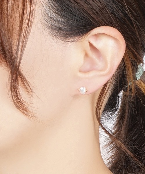 itam(アイタム)の「【itam】アイタム/ Natural stone 淡水パールピアス(ピアス(両耳用)・レディース・グレー/ピンク/ホワイト系その他/ホワイト系その他2/ホワイト系その他3・FREE)」の14枚目の写真