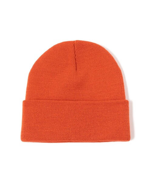 B:MING by BEAMS（ビーミングバイビームス）の「B:MING by BEAMS / アクリル ワッチキャップ（ニットキャップ/ビーニー・メンズ・ブラック/オレンジ/ダークブラウン・ONE SIZE）」の3枚目の写真