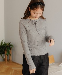 flower | ハートリブトップ2(Tシャツ/カットソー)