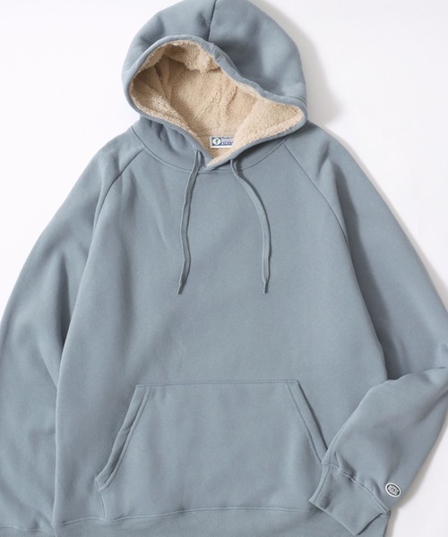 DISCUS(ディスカス)の「2025AW DISCUS/ディスカス 裏起毛ボア スウェット プルパーカー フーディー レディース メンズ トレーナー(パーカー・メンズ・グレー/アッシュ/ブラック/ネイビー/グレイッシュベージュ/グリーン/マスタード/ダークグリーン/ブルーグリーン/サックスブルー/ブルー系その他・M/L/XL)」の8枚目の写真