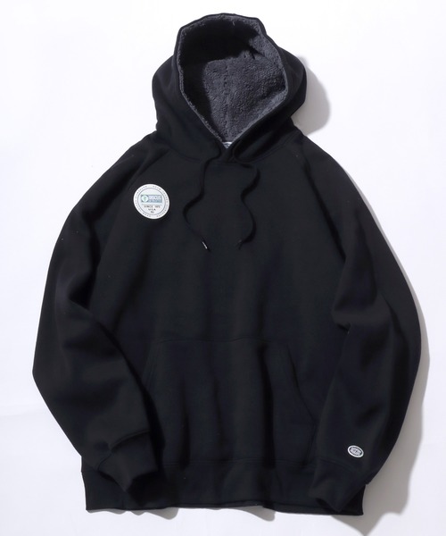 DISCUS(ディスカス)の「2025AW DISCUS/ディスカス 裏起毛ボア スウェット プルパーカー フーディー レディース メンズ トレーナー(パーカー・メンズ・グレー/アッシュ/ブラック/ネイビー/グレイッシュベージュ/グリーン/マスタード/ダークグリーン/ブルーグリーン/サックスブルー/ブルー系その他・M/L/XL)」の2枚目の写真