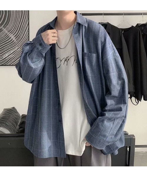 Sakka(サッカ)の「チェックビッグシャツ(シャツ/ブラウス・メンズ・ブルー/グレー/ブラック・XX-LARGE/X-LARGE/LARGE/MEDIUM)」の14枚目の写真