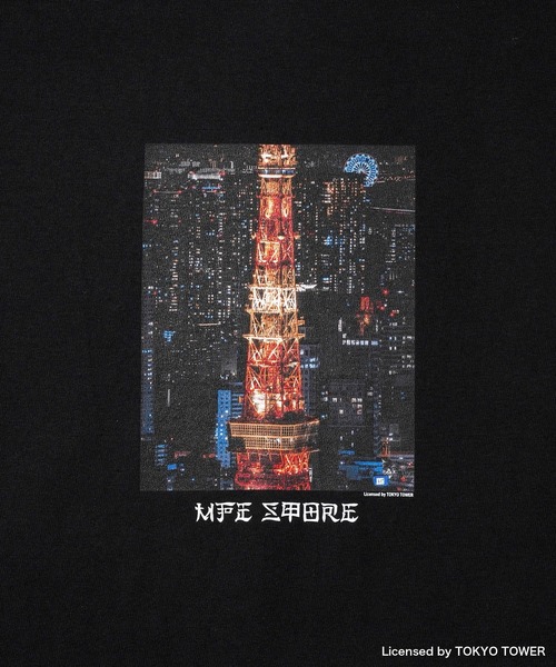 MFC STORE（エムエフシーストア）の「RK × MFC STORE TOKYO TOWER S/S TEE（Tシャツ/カットソー・メンズ・ホワイト/ブラック・S/M/L/XL/XXL）」の4枚目の写真