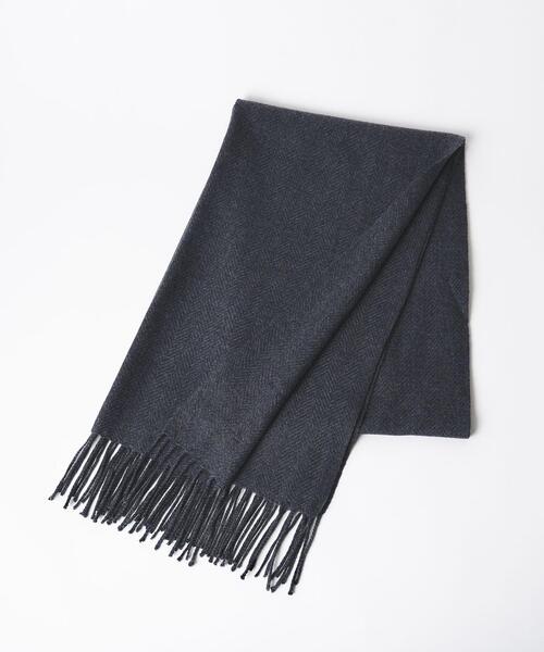 BEAUTY&YOUTH UNITED ARROWS（ビューティーアンドユースユナイテッドアローズ）の「ヘリンボーン ストール（ストール/ショール・メンズ・ダークグレー/モカ/マスタード・FREE）」の10枚目の写真