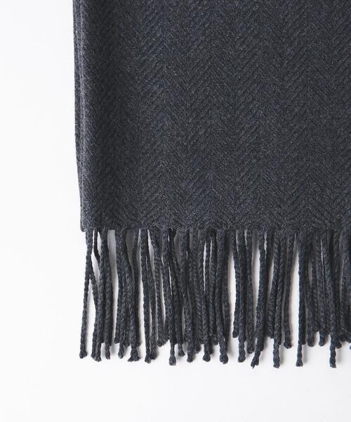 BEAUTY&YOUTH UNITED ARROWS（ビューティーアンドユースユナイテッドアローズ）の「ヘリンボーン ストール（ストール/ショール・メンズ・ダークグレー/モカ/マスタード・FREE）」の11枚目の写真