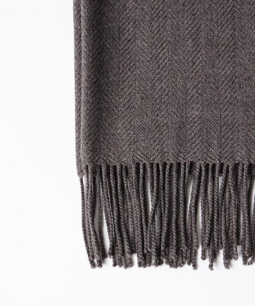 BEAUTY&YOUTH UNITED ARROWS（ビューティーアンドユースユナイテッドアローズ）の「ヘリンボーン ストール（ストール/ショール・メンズ・ダークグレー/モカ/マスタード・FREE）」の15枚目の写真