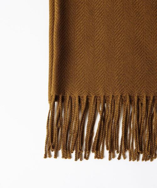 BEAUTY&YOUTH UNITED ARROWS（ビューティーアンドユースユナイテッドアローズ）の「ヘリンボーン ストール（ストール/ショール・メンズ・ダークグレー/モカ/マスタード・FREE）」の18枚目の写真