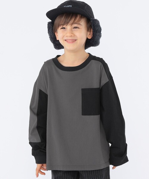 SHIPS(シップス)の「SHIPS KIDS:フライト キャップ(キャップ・キッズ・カーキ/ブラック・MEDIUM/LARGE)」の3枚目の写真