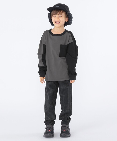SHIPS(シップス)の「SHIPS KIDS:フライト キャップ(キャップ・キッズ・カーキ/ブラック・MEDIUM/LARGE)」の4枚目の写真