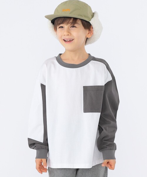 SHIPS(シップス)の「SHIPS KIDS:フライト キャップ(キャップ・キッズ・カーキ/ブラック・MEDIUM/LARGE)」の8枚目の写真