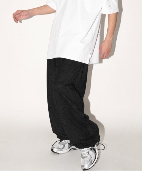 SUPERTHANKS(スーパーサンクス)の「オーバーサイズ ルーズパンツ(ユニセックス)Technical mesh over trousers(その他パンツ・メンズ・ネイビー/ホワイト/ブラック・S/M/L)」の15枚目の写真