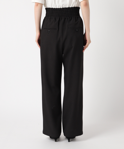 JOURNAL STANDARD（ジャーナルスタンダード）の「《追加2》ウールライクストレッチワイドパンツ（スラックス・レディース・チャコールグレー/アイボリー/ブラック/ブラウン・40/38/36/34）」の6枚目の写真