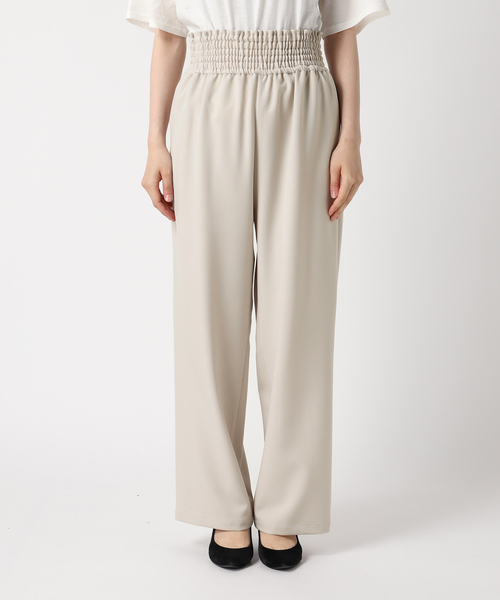 JOURNAL STANDARD（ジャーナルスタンダード）の「《追加2》ウールライクストレッチワイドパンツ（スラックス・レディース・チャコールグレー/アイボリー/ブラック/ブラウン・40/38/36/34）」の16枚目の写真