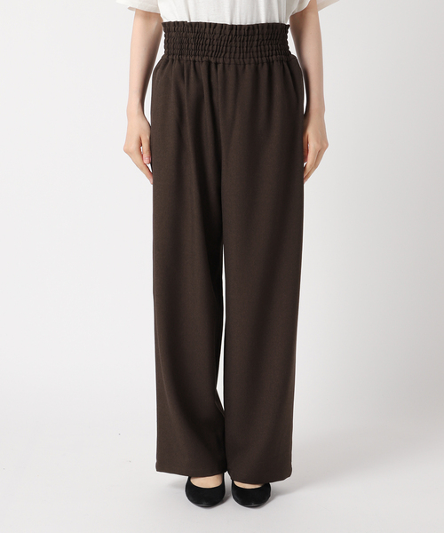 JOURNAL STANDARD（ジャーナルスタンダード）の「《追加2》ウールライクストレッチワイドパンツ（スラックス・レディース・チャコールグレー/アイボリー/ブラック/ブラウン・40/38/36/34）」の18枚目の写真