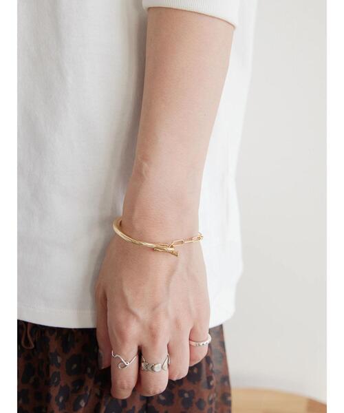 AMERICAN HOLIC（アメリカンホリック）の「ハーフチェーンブレス（ブレスレット・レディース・ゴールド/シルバー・FREE）」の5枚目の写真