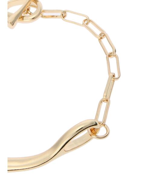 AMERICAN HOLIC（アメリカンホリック）の「ハーフチェーンブレス（ブレスレット・レディース・ゴールド/シルバー・FREE）」の7枚目の写真