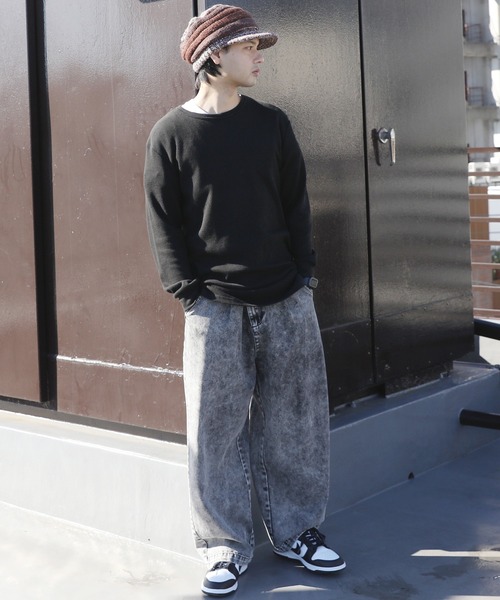 ８(eight)（エイト）の「グラデーションニット帽（ニットキャップ/ビーニー・メンズ・グレー系その他/ベージュ系その他/オリーブ系/ブラック×グレー/ネイビー系/ブラウン系その他・FREE）」の11枚目の写真