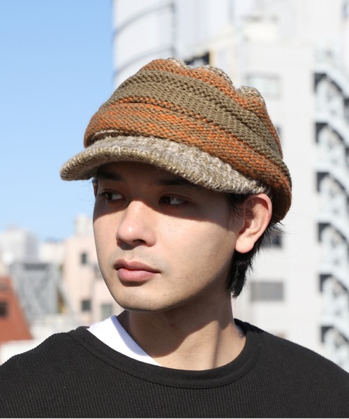 ８(eight)（エイト）の「グラデーションニット帽（ニットキャップ/ビーニー・メンズ・グレー系その他/ベージュ系その他/オリーブ系/ブラック×グレー/ネイビー系/ブラウン系その他・FREE）」の15枚目の写真