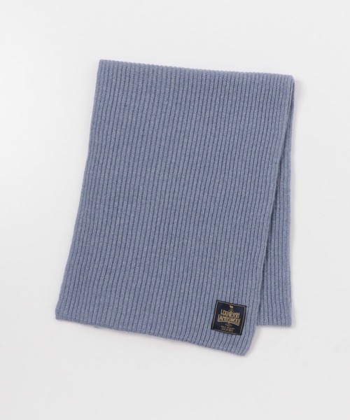 URBAN RESEARCH DOORS（アーバンリサーチドアーズ）の「ハミルトンウールリブストール（マフラー・レディース・ライトベージュ/ブラック/ブルー・-）」の12枚目の写真