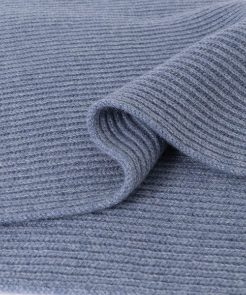 URBAN RESEARCH DOORS（アーバンリサーチドアーズ）の「ハミルトンウールリブストール（マフラー・レディース・ライトベージュ/ブラック/ブルー・-）」の14枚目の写真