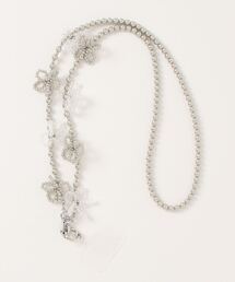 ROPE' PICNIC | パールフラワーショルダーストラップ(スマホグッズ)