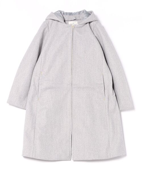 earth music&ecology（アースミュージックアンドエコロジー）の「2Wayフードコート(ミドル)（その他アウター・レディース・ブラック/杢グレー/キャメル/その他8・M/L）」の5枚目の写真