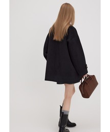 ダブルブレストウールハーフチェスターコート FD23W140【Fano Studios