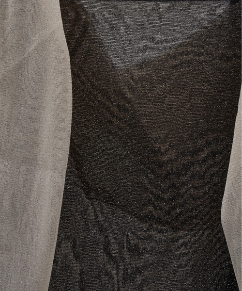 Aunt Marie's（アントマリーズ）の「ラメタートルシアートップス（Tシャツ/カットソー・レディース・グレー/アイボリー/ブラック/ピンク/グリーン・FREE）」の9枚目の写真