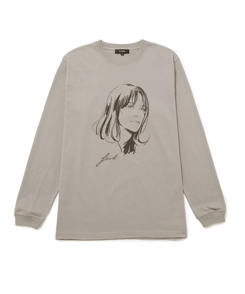bonjour records(ボンジュールレコーズ)の「【Stephane Manel/ステファンマネル】 F L/S TEE FロングスリーブTシャツ(Tシャツ/カットソー・メンズ・チャコールグレー/ホワイト・S/M/XL/L)」の13枚目の写真